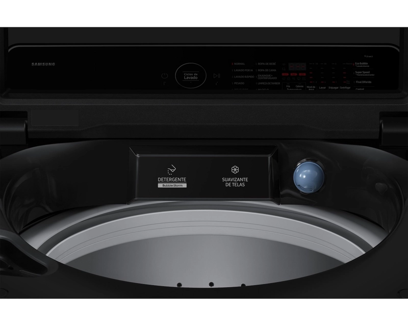 LAVADORA SAMSUNG CARGA SUPERIOR 21 KG, NEGRO - 4