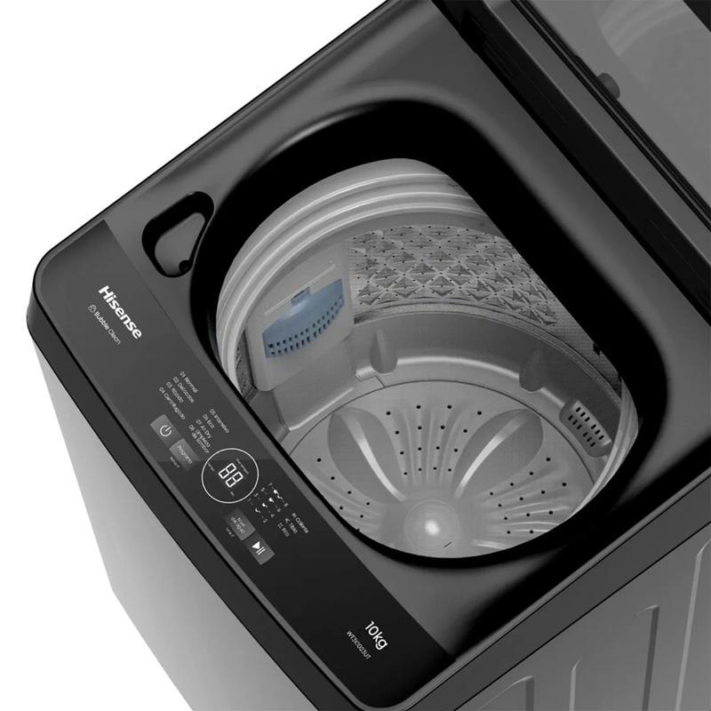 LAVADORA HISENSE WT3K1023UT 10 KG GRIS CARGA SUPERIOR - 6