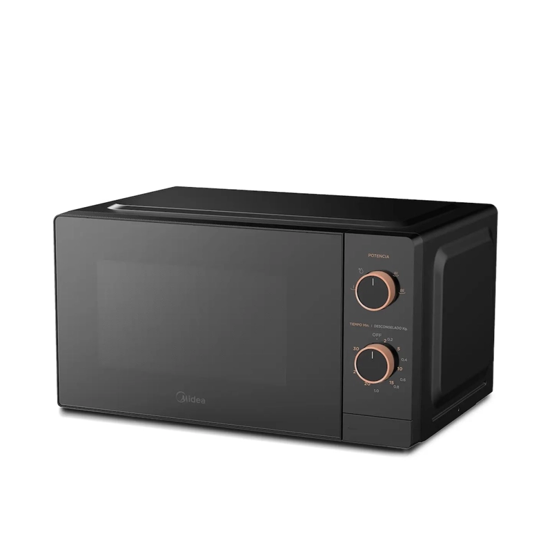 MICROONDAS MECANICO MIDEA 20 LITROS NEGRO - 2