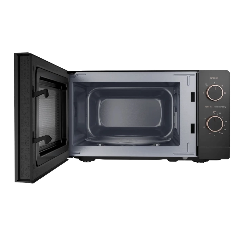 MICROONDAS MECANICO MIDEA 20 LITROS NEGRO - 3