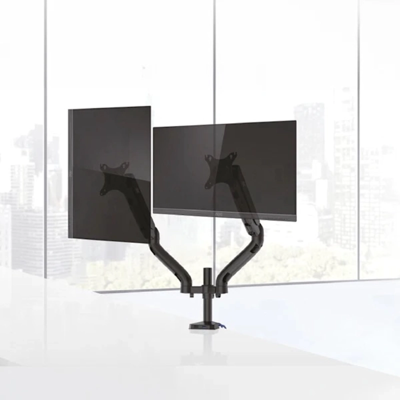 SOPORTE DOBLE AOC AD110DX PARA MONITORES 13' A 32' CON USB - 2