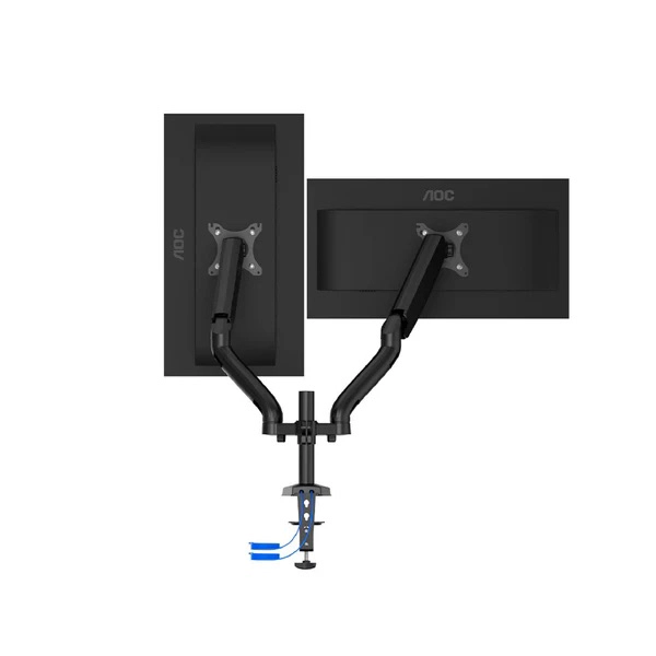 SOPORTE DOBLE AOC AD110DX PARA MONITORES 13' A 32' CON USB - 4
