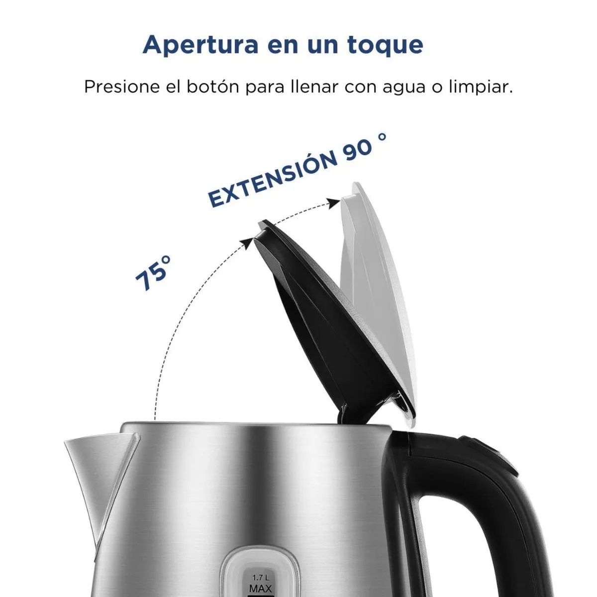HERVIDOR MIDEA MK-17S42B 1,7 LITROS ACERO INOXIDABLE - 5