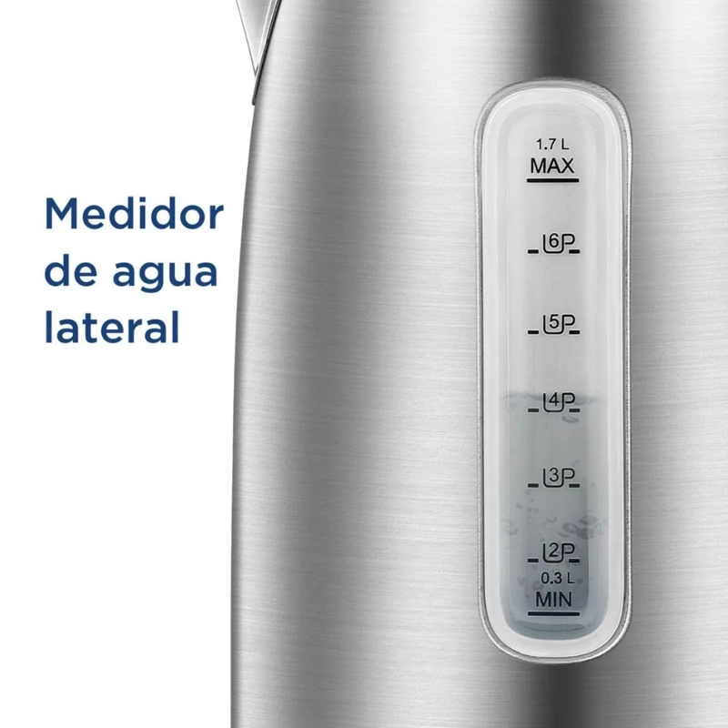 HERVIDOR MIDEA MK-17S42B 1,7 LITROS ACERO INOXIDABLE - 6