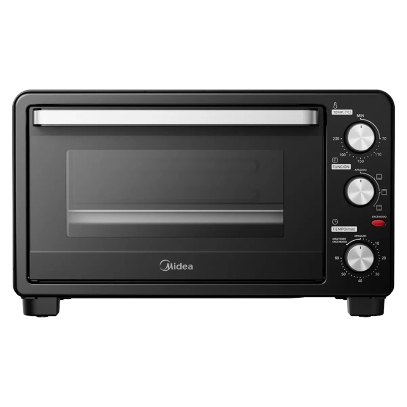 HORNO ELE CTRICO MIDEA MTO-25GBK 25 LITROS NEGRO 1500W - 1