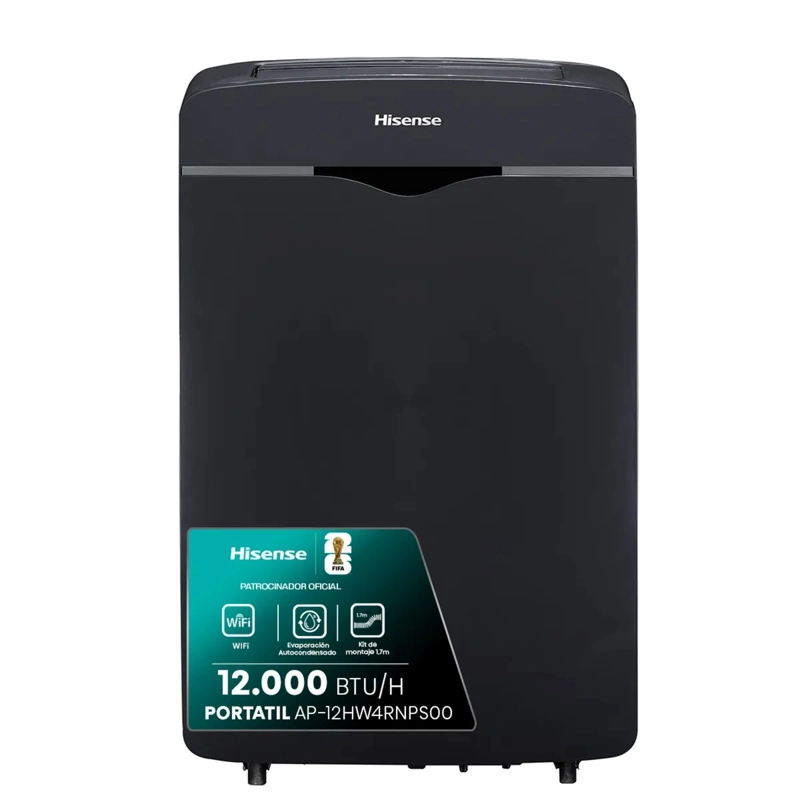 AIRE ACONDICIONADO PORTATIL HISENSE AP12HW4RNPS00 12.000 BTU