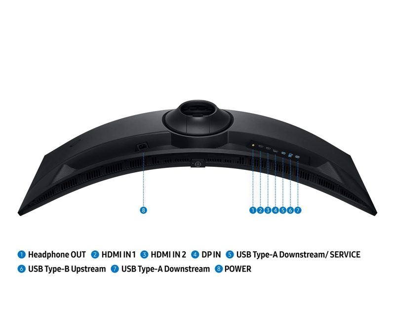 SAMSUNG ODYSSEY G9 LS49FG910ELXZS 49' DUAL QHD 144HZ CURVO - 8