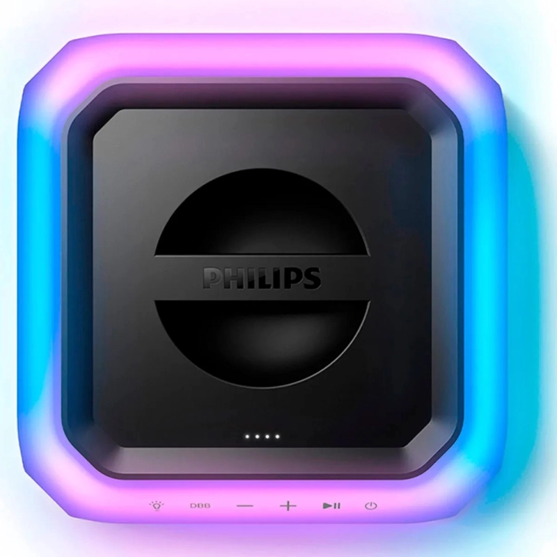 PARLANTE PHILIPS TAX7207-10 BLUETOOTH 80W CON LUCES 360° - 7
