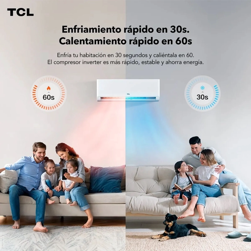 AIRE ACONDICIONADO INVERTER TCL TAC-24CHSA 24.000 BTU WI-FI - 3