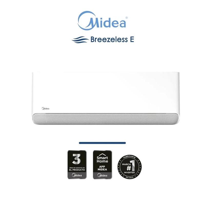 AIRE ACONDICIONADO MIDEA MOX104 BREEZELESS 9.000 BTU - 2