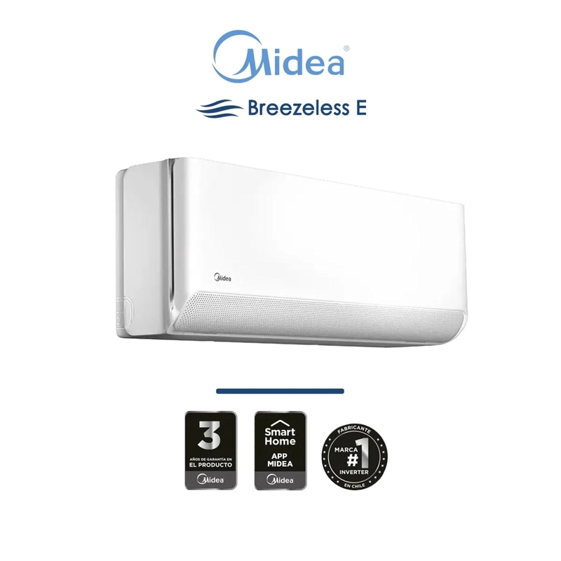 AIRE ACONDICIONADO MIDEA MOX104 BREEZELESS 9.000 BTU - 3