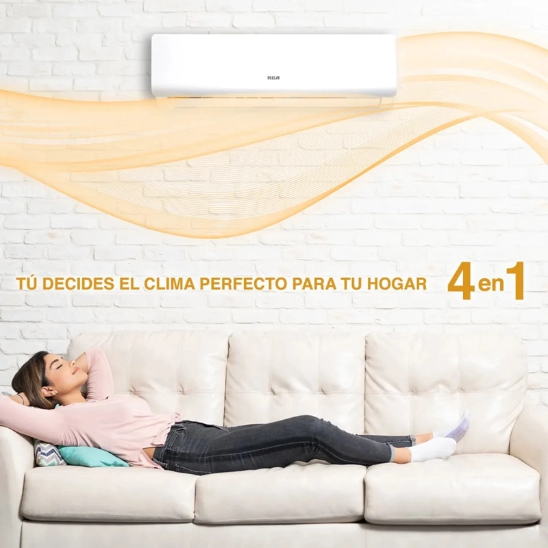 AIRE ACONDICIONADO SPLIT RCA RCA-12SP 12.000 BTU FRIO CALOR - 6