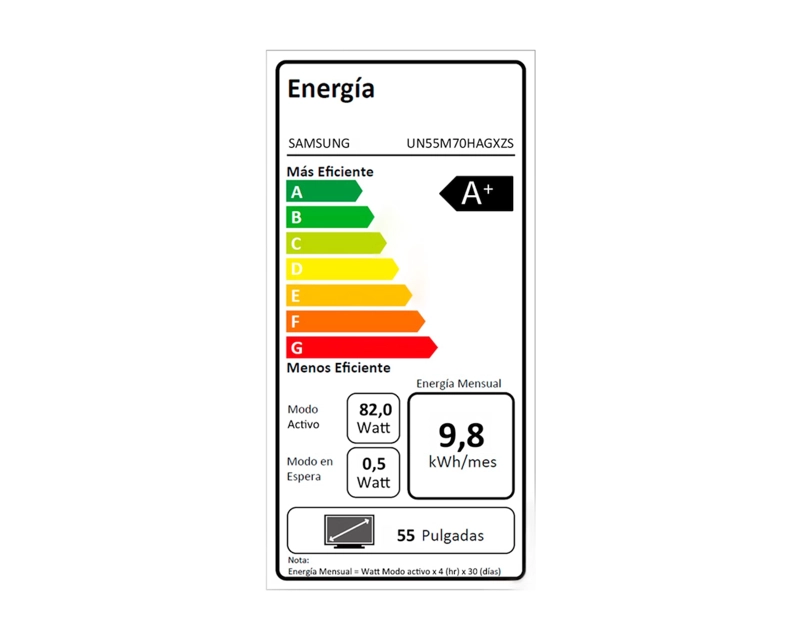 SAMSUNG UN55M70HAGXZS MINI LED M70H 55' 4K SMART TV - 6