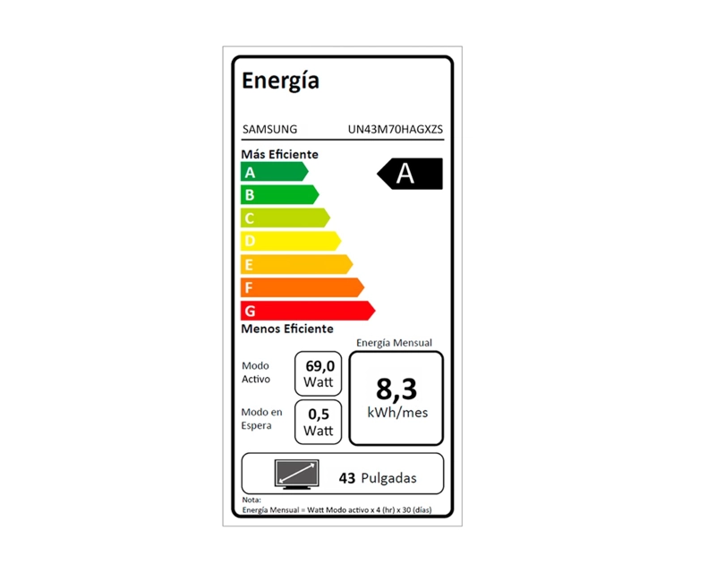 SAMSUNG UN43M70HAGXZS MINI LED M70H 43' 4K SMART TV - 6