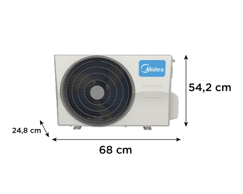 AIRE ACONDICIONADO MIDEA MOXS30 XTRA INVERTER 10.000 BTU - 6