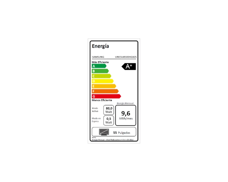 SMART TV SAMSUNG CRYSTAL UHD U8500H 55' 4K TIZEN - 6