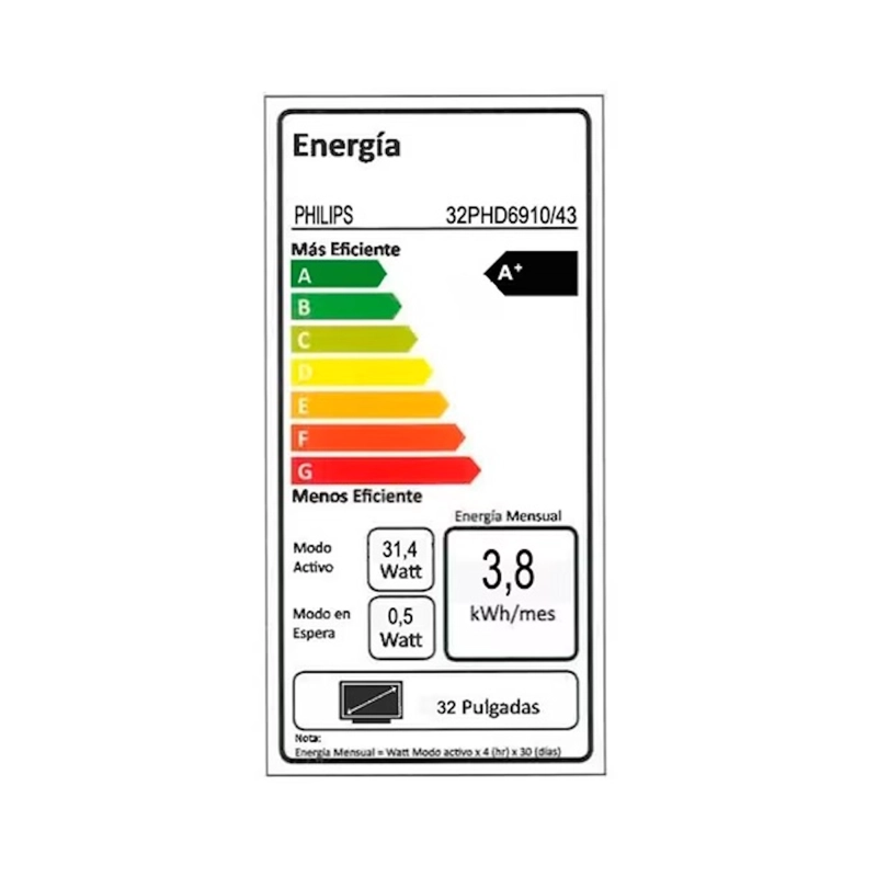 SMART TV PHILIPS 32PHD6910-43 32' LED HD TITAN OS - 7