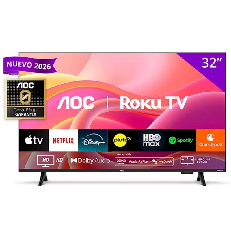 SMART TV AOC 32S5155 32' HD ROKU TV - 1