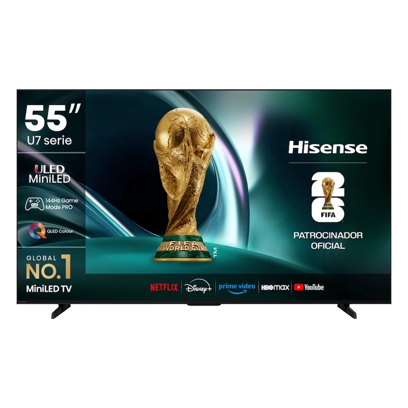 TELEVISOR HISENSE 55U7QG 55' MINI LED 144HZ - 1