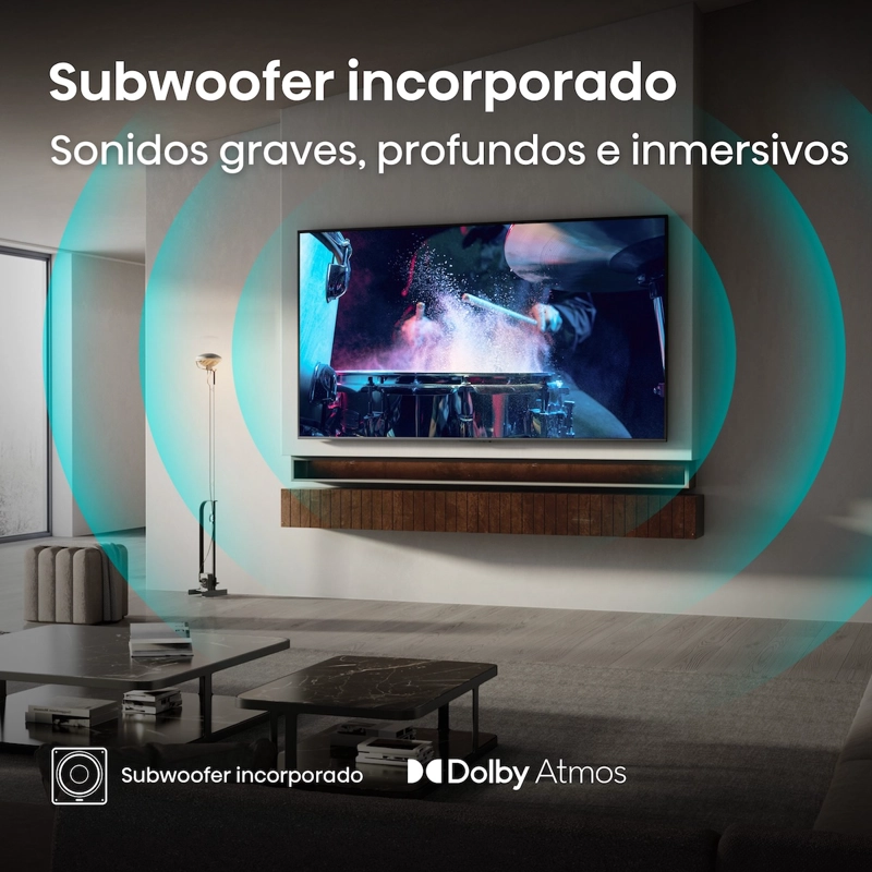 TELEVISOR HISENSE 55U7QG 55' MINI LED 144HZ - 5