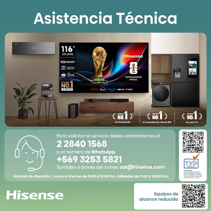 TELEVISOR HISENSE 43QD5SV 43' QLED 4K - 5