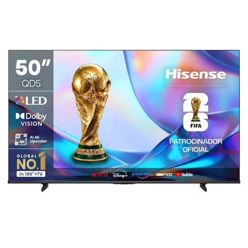 TELEVISOR HISENSE 50QD5SV 50' QLED 4K - 1