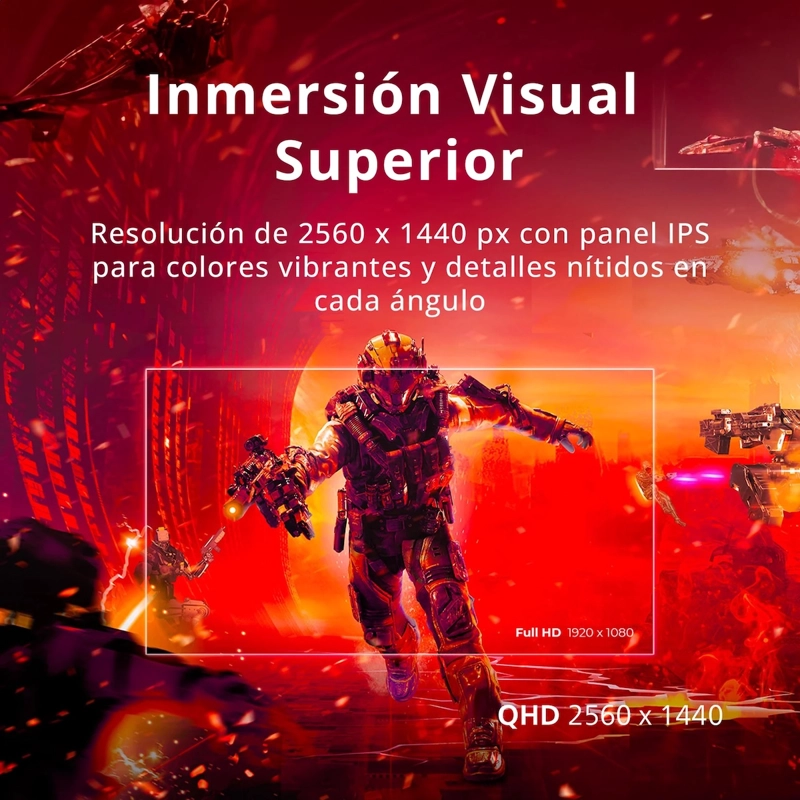 MONITOR GAMER AOC AGON AG275QXE 27' QHD IPS 170HZ - 2