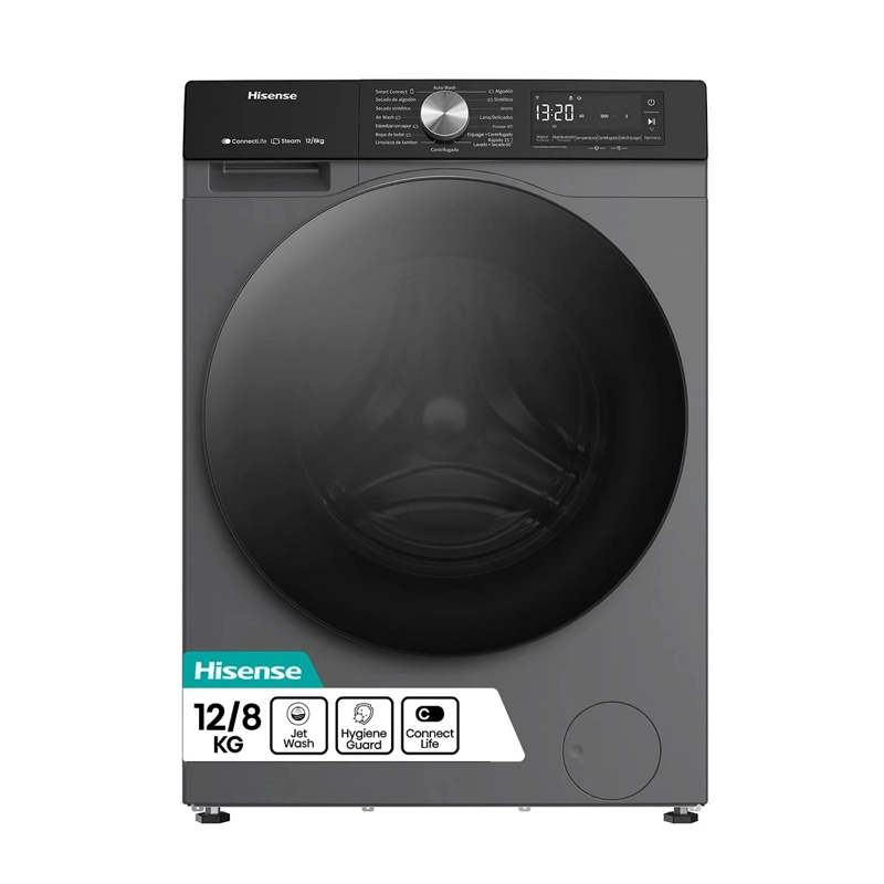 LAVADORA SECADORA HISENSE WD3S1243BT1 12/8 KG - 1