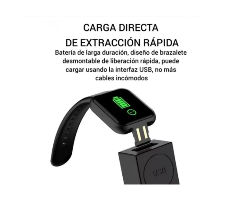 SMARTWATCH RELOJ INTELIGENTE SMART BRACELET FITNES DEPORTIVO MUJER - 5