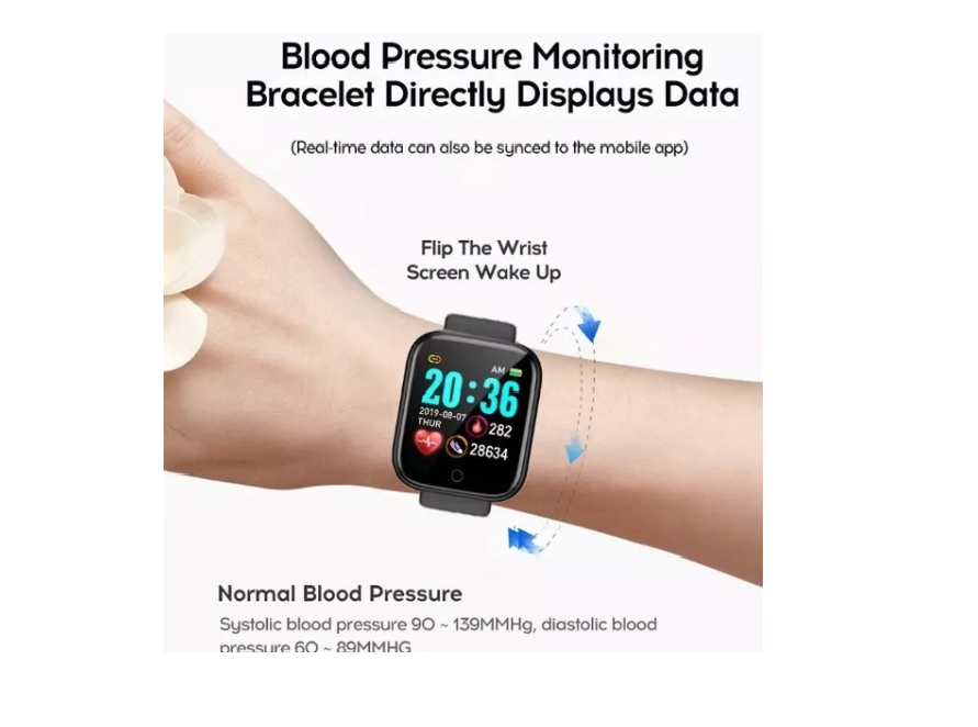 SMARTWATCH RELOJ INTELIGENTE SMART BRACELET HOMBRE Y MUJER - 3