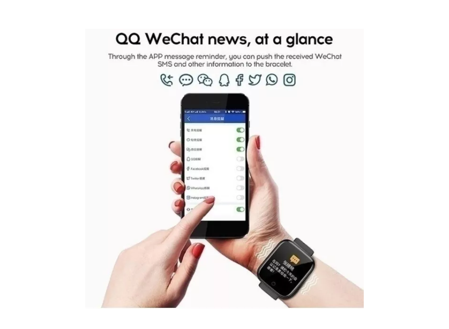 SMARTWATCH RELOJ INTELIGENTE SMART BRACELET HOMBRE Y MUJER - 5