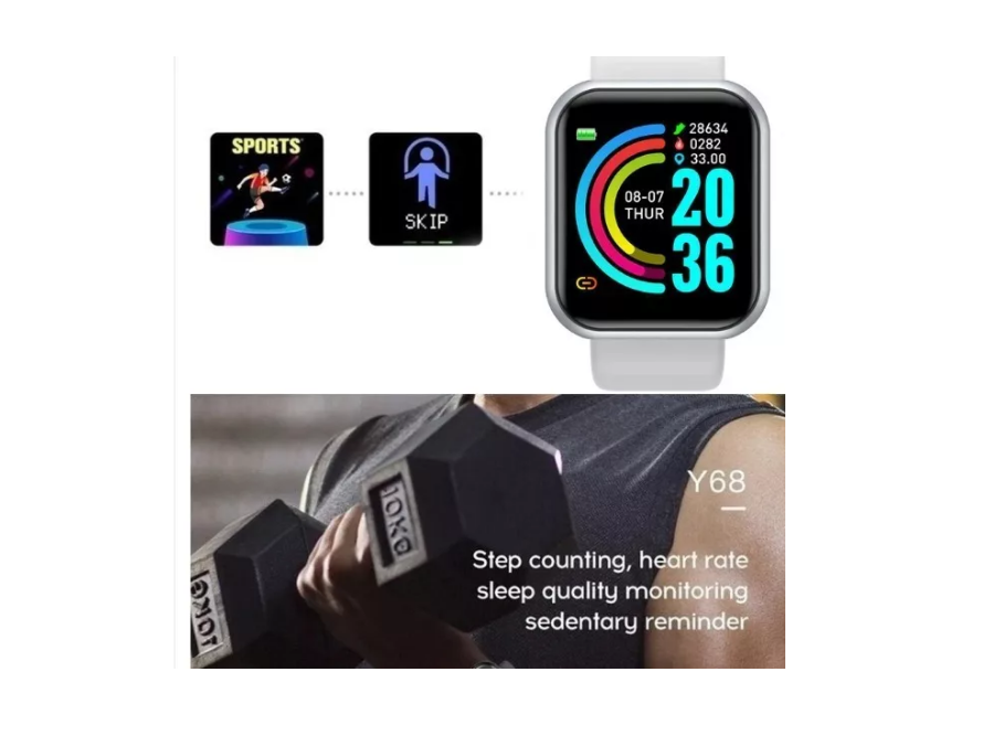 SMARTWATCH RELOJ INTELIGENTE SMART BRACELET HOMBRE Y MUJER - 7