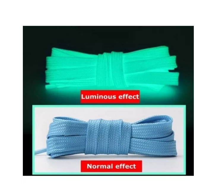 CORDONES FLUORESCENTES LUMINOSO ZAPATILLAS BRILLAN OSCURIDAD - 2