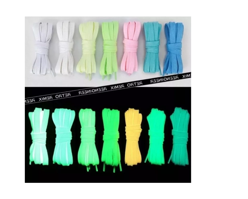 CORDONES FLUORESCENTES LUMINOSO ZAPATILLAS BRILLAN OSCURIDAD - 6
