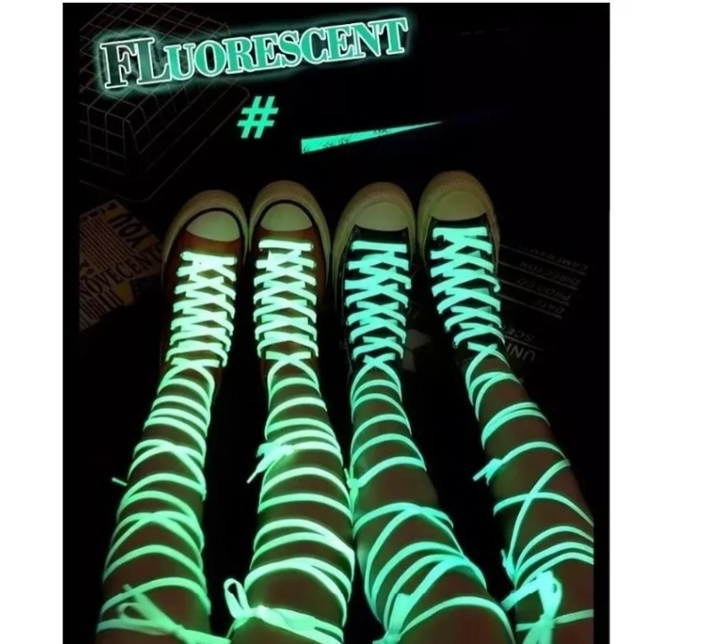 CORDONES FLUORESCENTES LUMINOSO ZAPATILLAS BRILLAN OSCURIDAD - 7