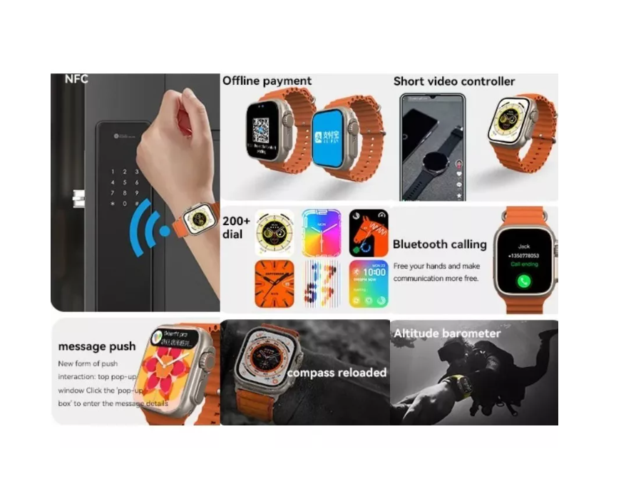 RELOJ DE PULSERA INTELIGENTE S8 ULTRA SMARTWATCH SPORTS HOMBRE Y MUJER - 4