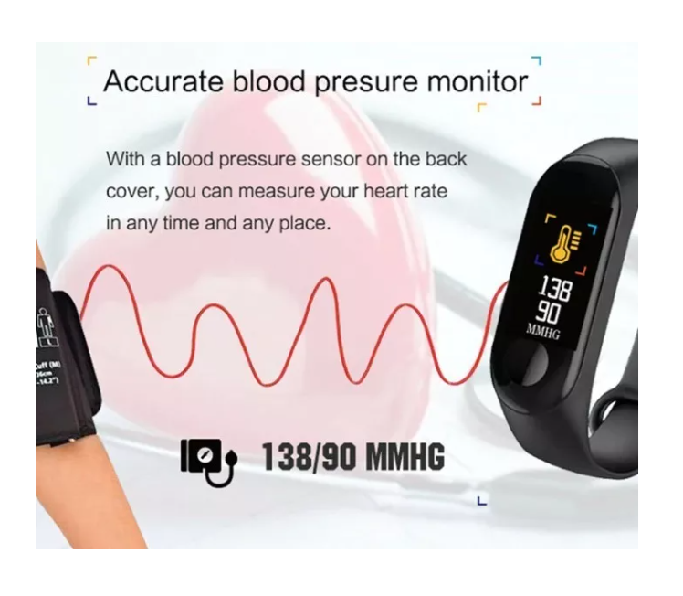 SMARTBAND SMART PULSERA INTELIGENTE DEPORTIVA CON CONTROL DE RITMO CARDÍACO - 5