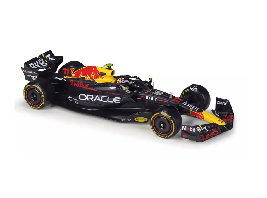 AUTO BBURAGO F1 RB19 #11 SERGIO PEREZ ESCALA 1:24 ORIGINAL - 2