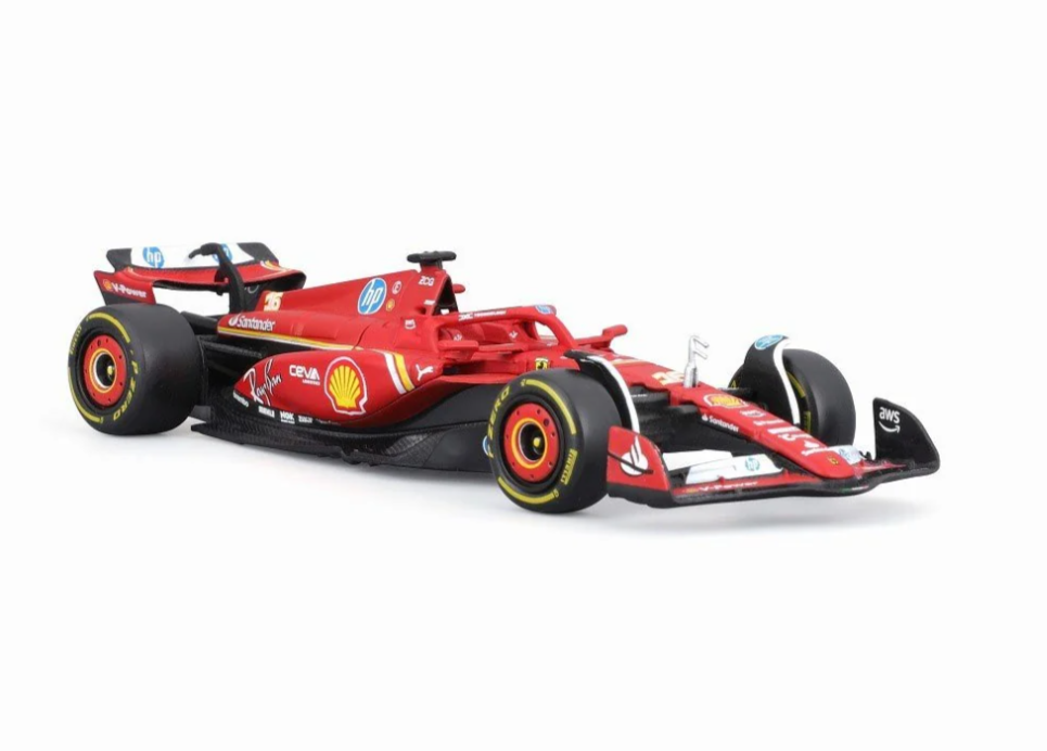 AUTO BBURAGO F1 FERRARI SF-24 2024 #16 LECLERC ESCALA 1:43 - 6