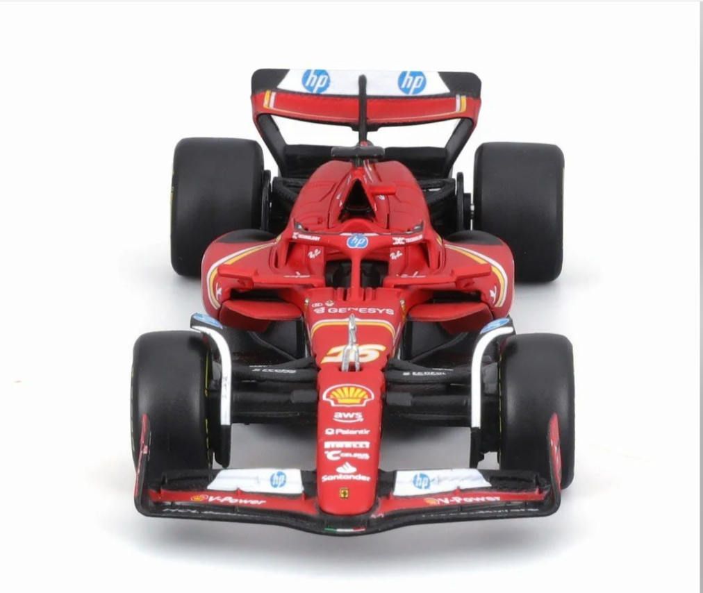 AUTO BBURAGO F1 FERRARI SF-24 2024 #16 LECLERC ESCALA 1:43 - 7