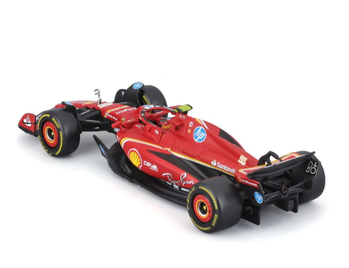 AUTO BBURAGO FERRARI SF-24 2024 #16 LECLERC ESCALA 1:43 LUJO - 4