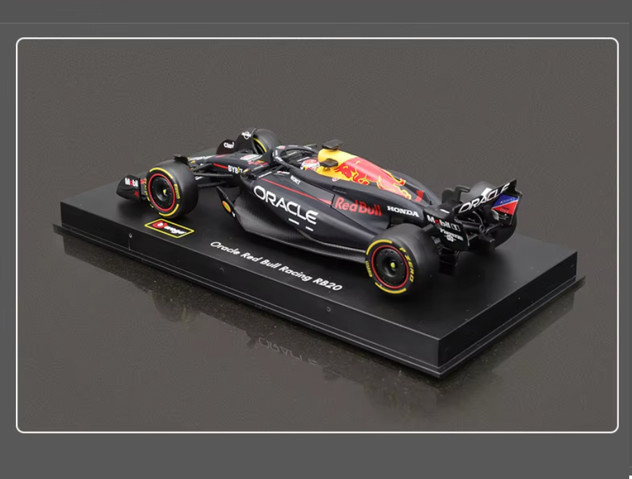 AUTO BBURAGO RED BULL RB20 VERSTAPPEN 2024 ESCALA 1/43 LUJO - 4