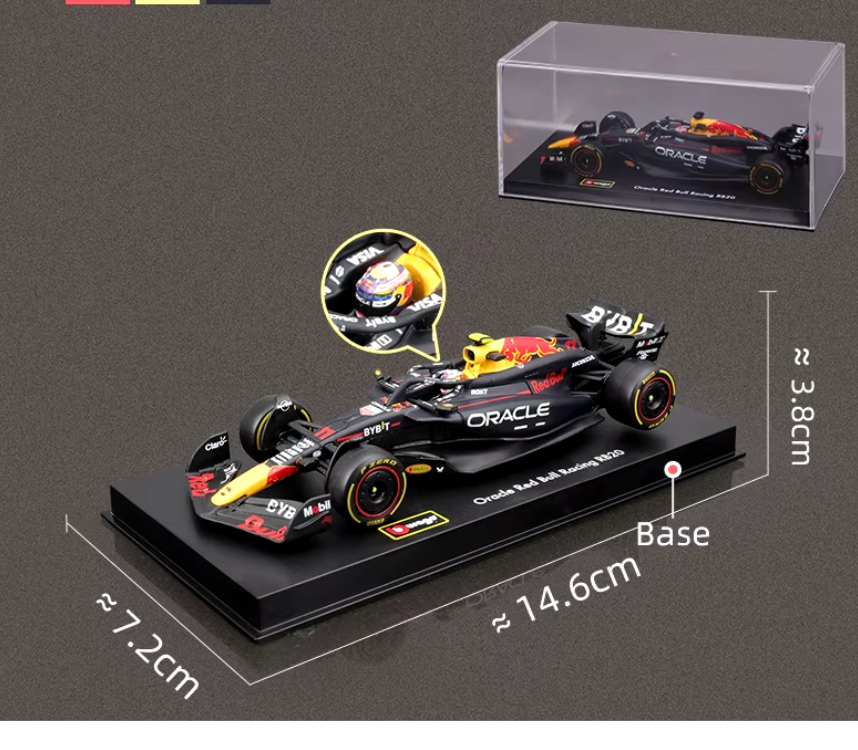 AUTO BBURAGO RED BULL RB20 VERSTAPPEN 2024 ESCALA 1/43 LUJO - 6