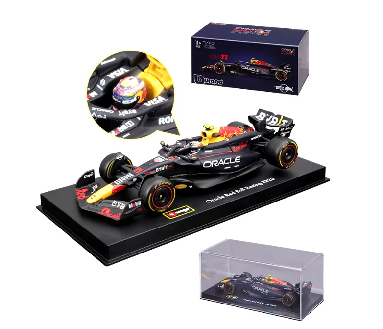RED BULL RB20 CHECO PEREZ 2024 ESCALA 1/43 BBURAGO DE LUJO - 1