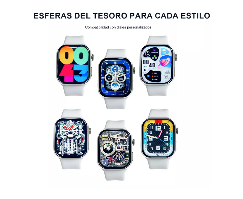 SMARTWATCH SERIES 8 RELOJ INTELIGENTE MUJER CONTESTA LLAMADA - 3