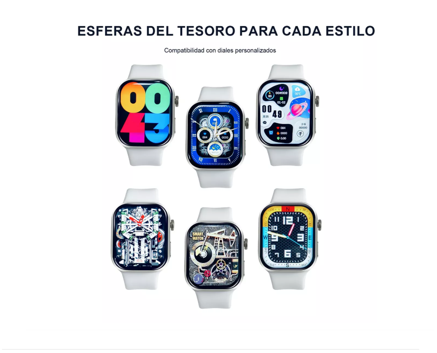 RELOJ INTELIGENTE SERIES 8 WATCH 8 SMARTWATCH HOMBRE Y MUJER - 2