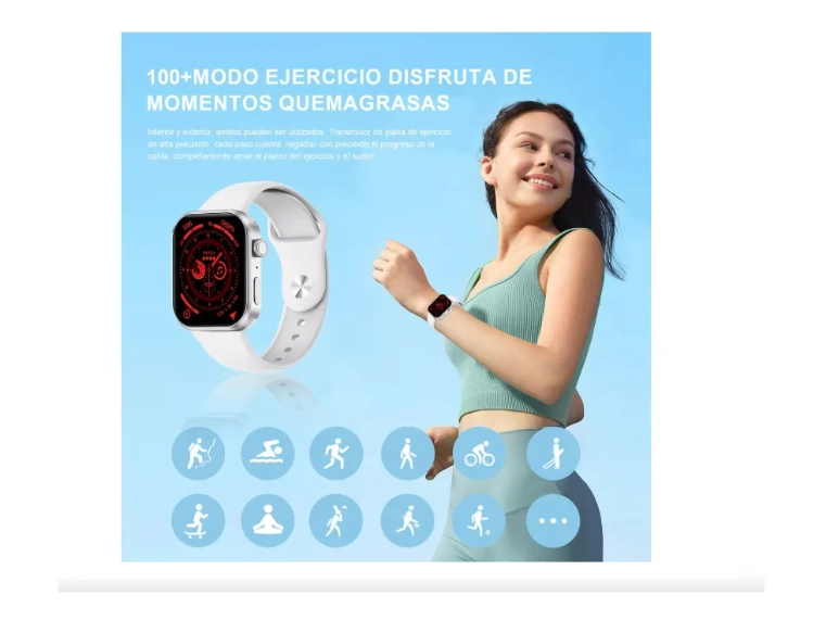 SMARTWATCH SERIES 9 RELOJ INTELIGENTE MUJER CONTESTA LLAMADA - 3