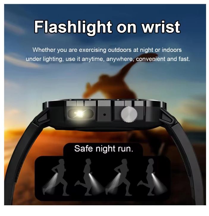 RELOJ INTELIGENTE LAXASFIT H11 SMARTWATCH HOMBRE MULTIFUNCION - 6