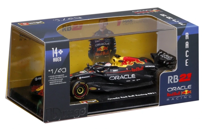 RED BULL RB21 VERSTAPPEN 2025 ESCALA 1/43 BBURAGO DE LUJO - 1