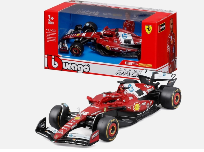AUTO F1 FERRARI SF-25 2025 #44 HAMILTON ESCALA 1:43 BBURAGO - 1